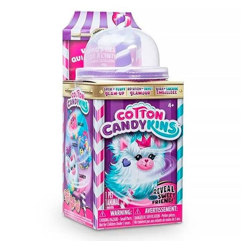 Pelúcia Cotton Candykins Algodão Doce com Cheirinho Personagem Surpresa 1pç BR2259 - Multikids - MULTILASER, MULTIKIDS