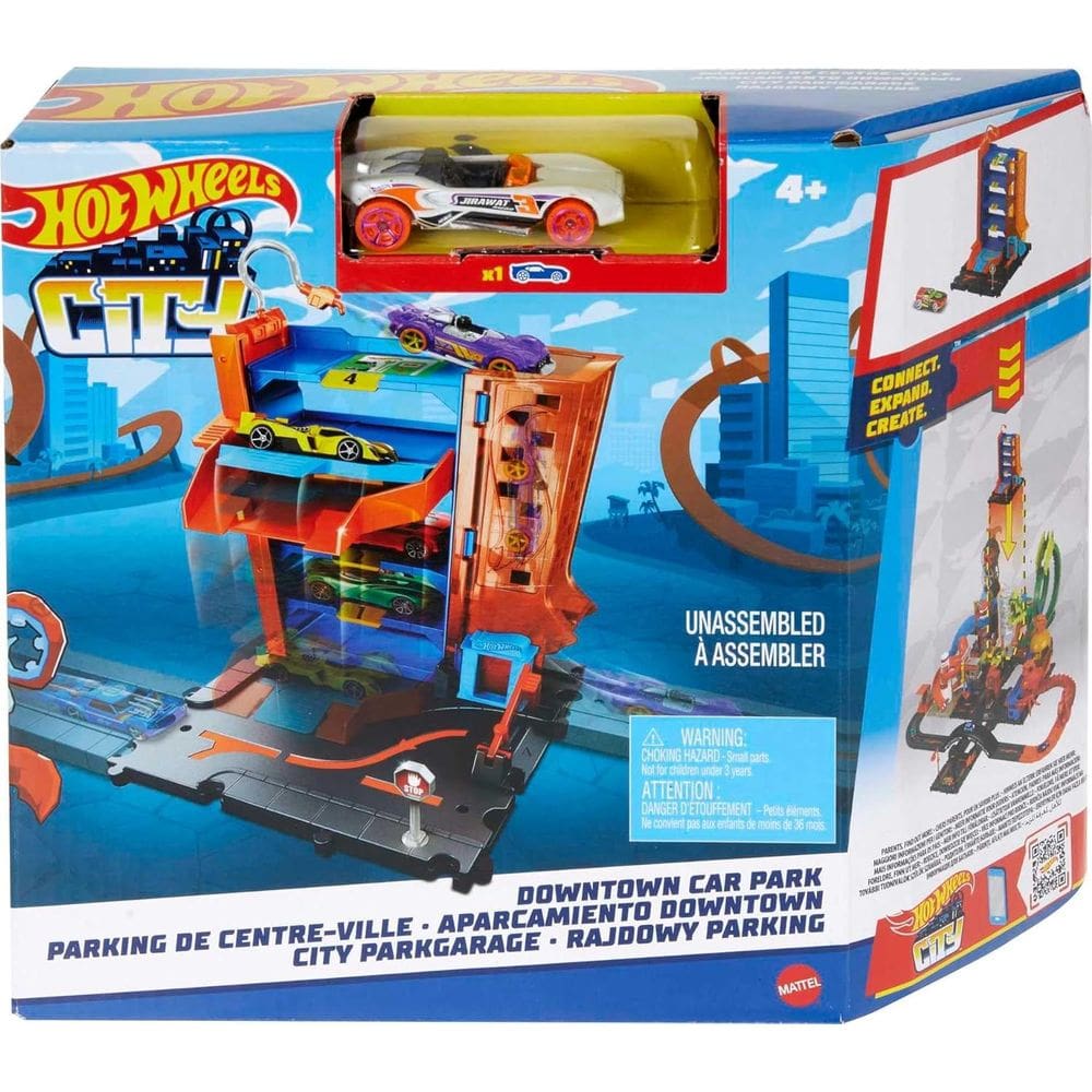 Hot Wheels City Pista de Brinquedo Garage Altura Dupla - HDR24