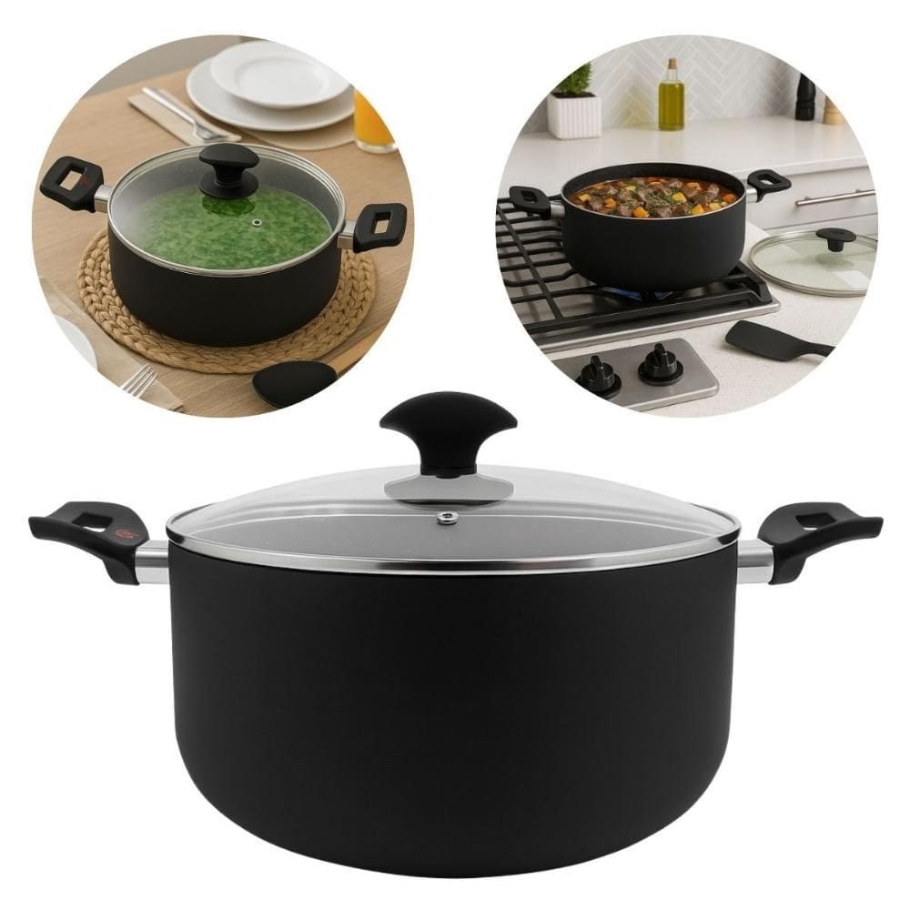 Panela Caçarola Grande Antiaderente 30cm Betty Crocker