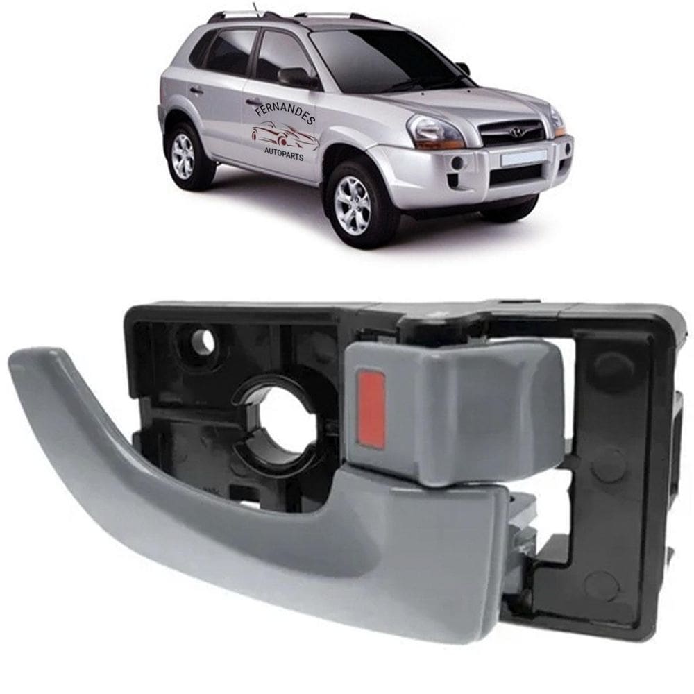 Puxador Maçaneta Interna Porta Lado Direito Tucson - Cinza