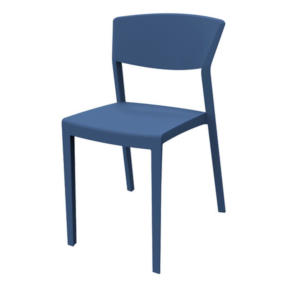 Cadeira Polipropileno Lazulli Azul 79x47x52,6cm Im In Home