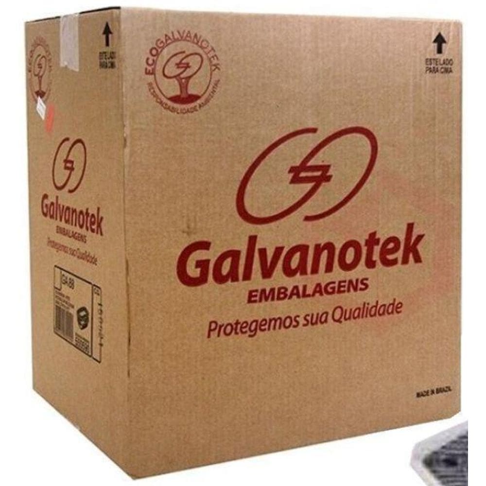 Embalagem Plástica Frango Assado Galvanotek G100 Preta C/100