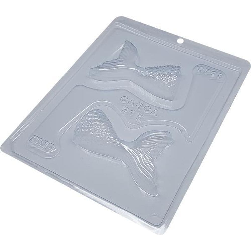 Forma de Chocolate Cauda da Sereia - BWB 9798 - 2 Cavidades