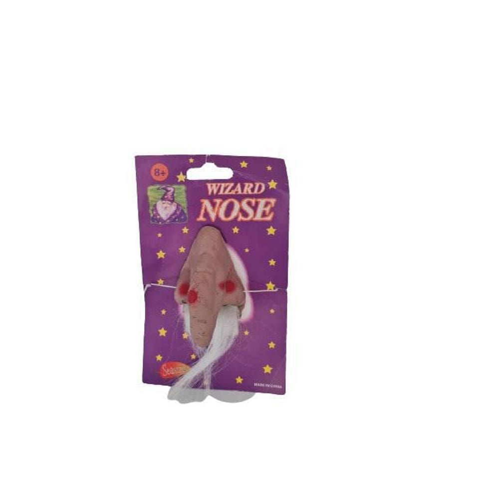 Nariz De Mago Bruxo Com Bigode De Látex Fantasia Cosplay