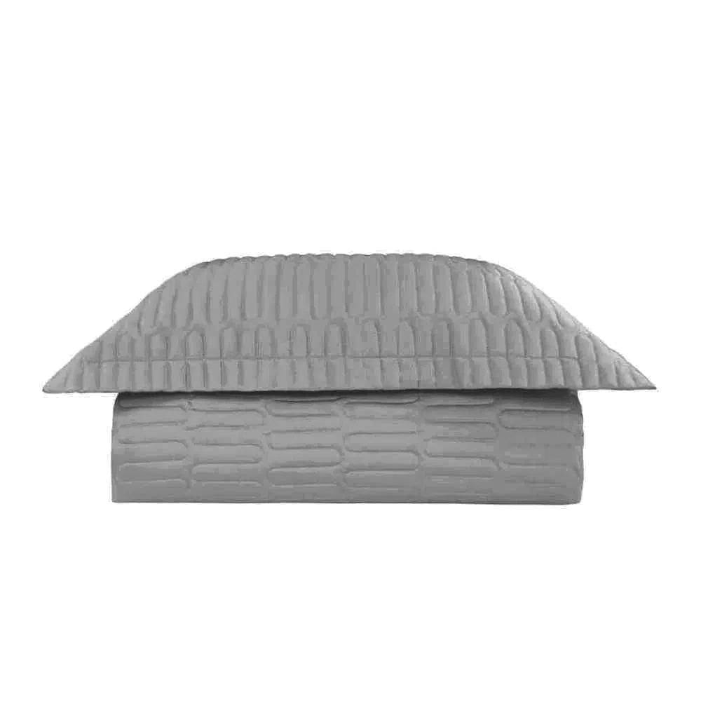 Kit Cobre Leito Solteiro Panama - Marken Fassi Cinza