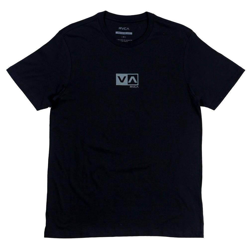 Camiseta RVCA Mini Balance Box SM26 Masculina Preto