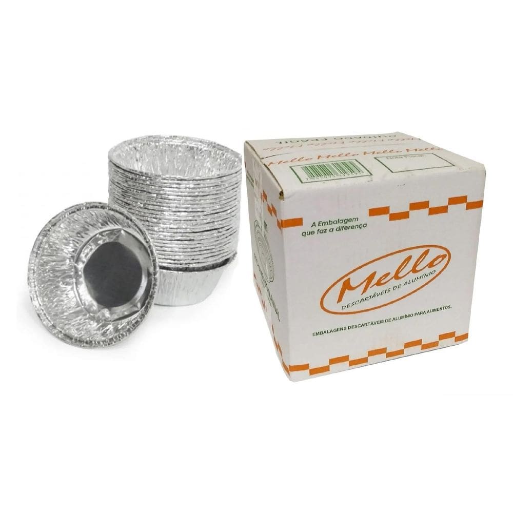 1600 Forma De Alumínio Para Empada Vai Ao Forno 50Ml  2Cx
