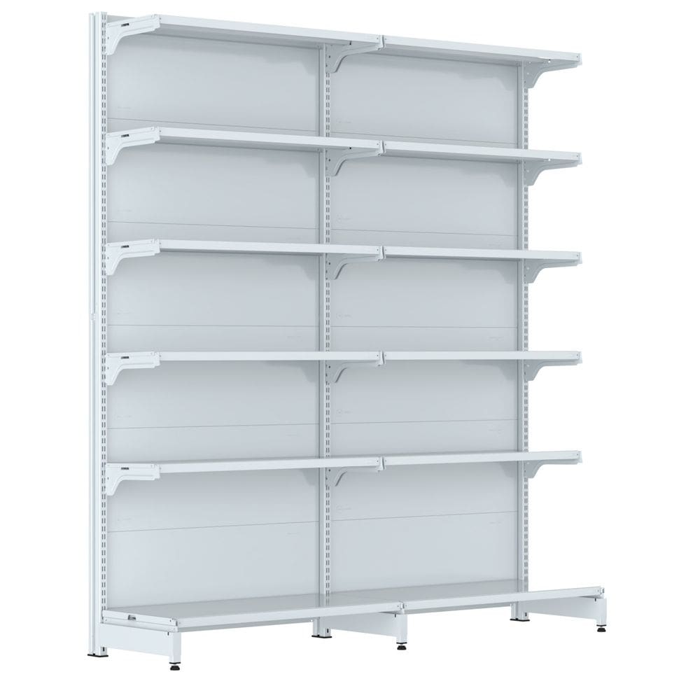 Gondola Parede 202 Fit Farmacia Ate 2 Metros Branco Spe