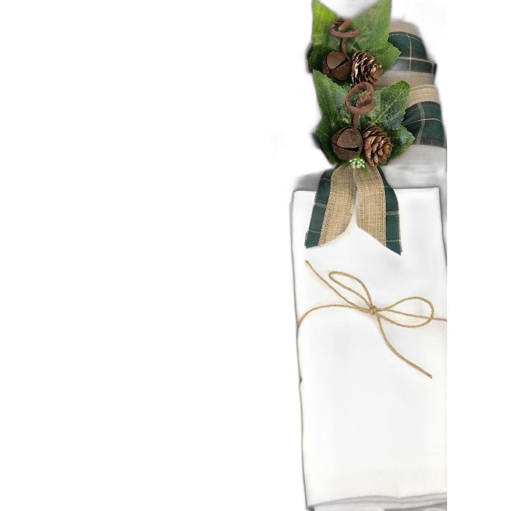 Anel Guardanapo + Jogo Americano + Guardanapo 4 Pça