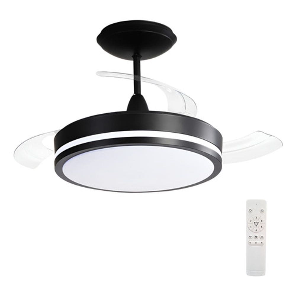 Ventilador Dourado 30w Bivolt Inspire Retratil 3 Pas