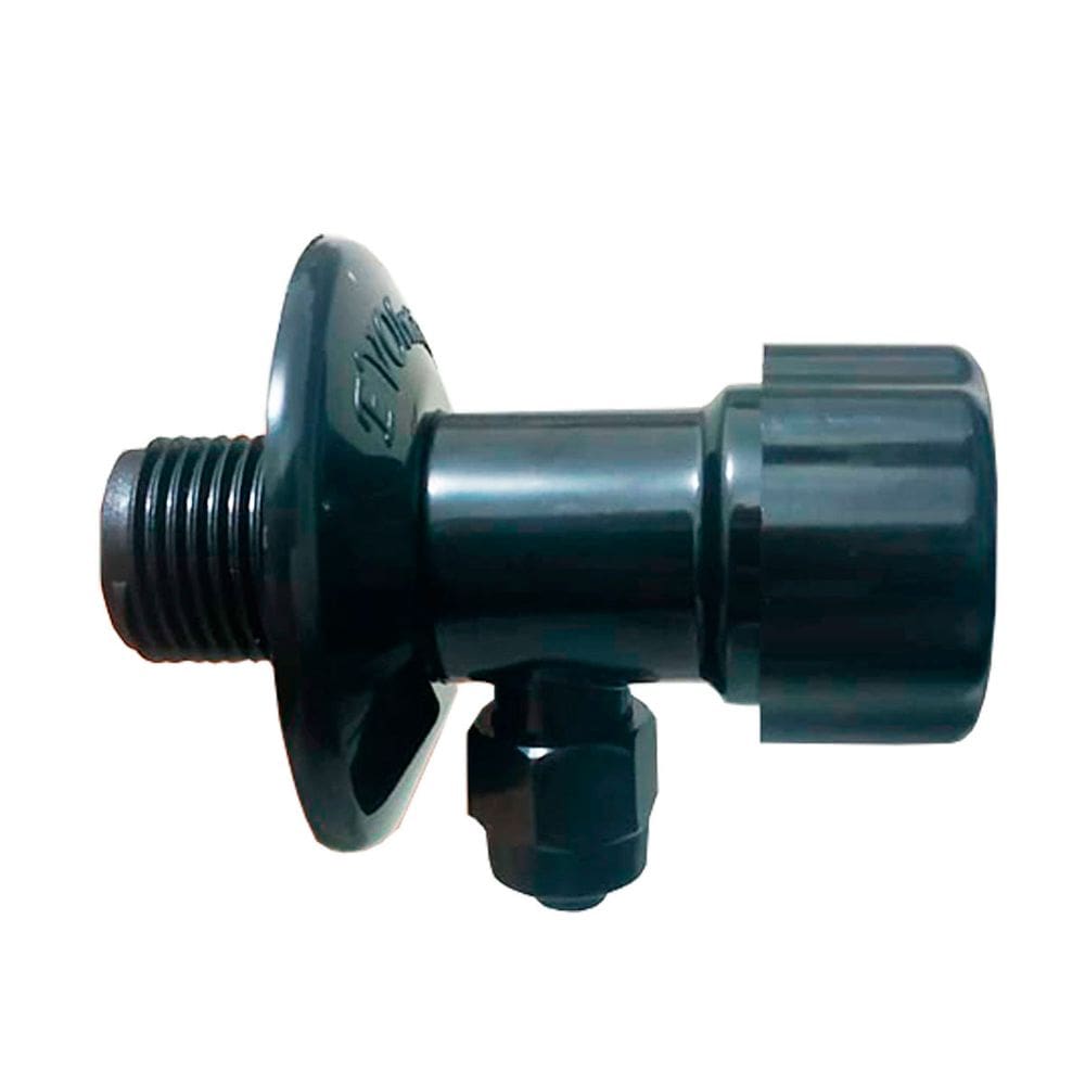 Registro Regulador 3/8 Preto Compatível Purificador Soft Everest