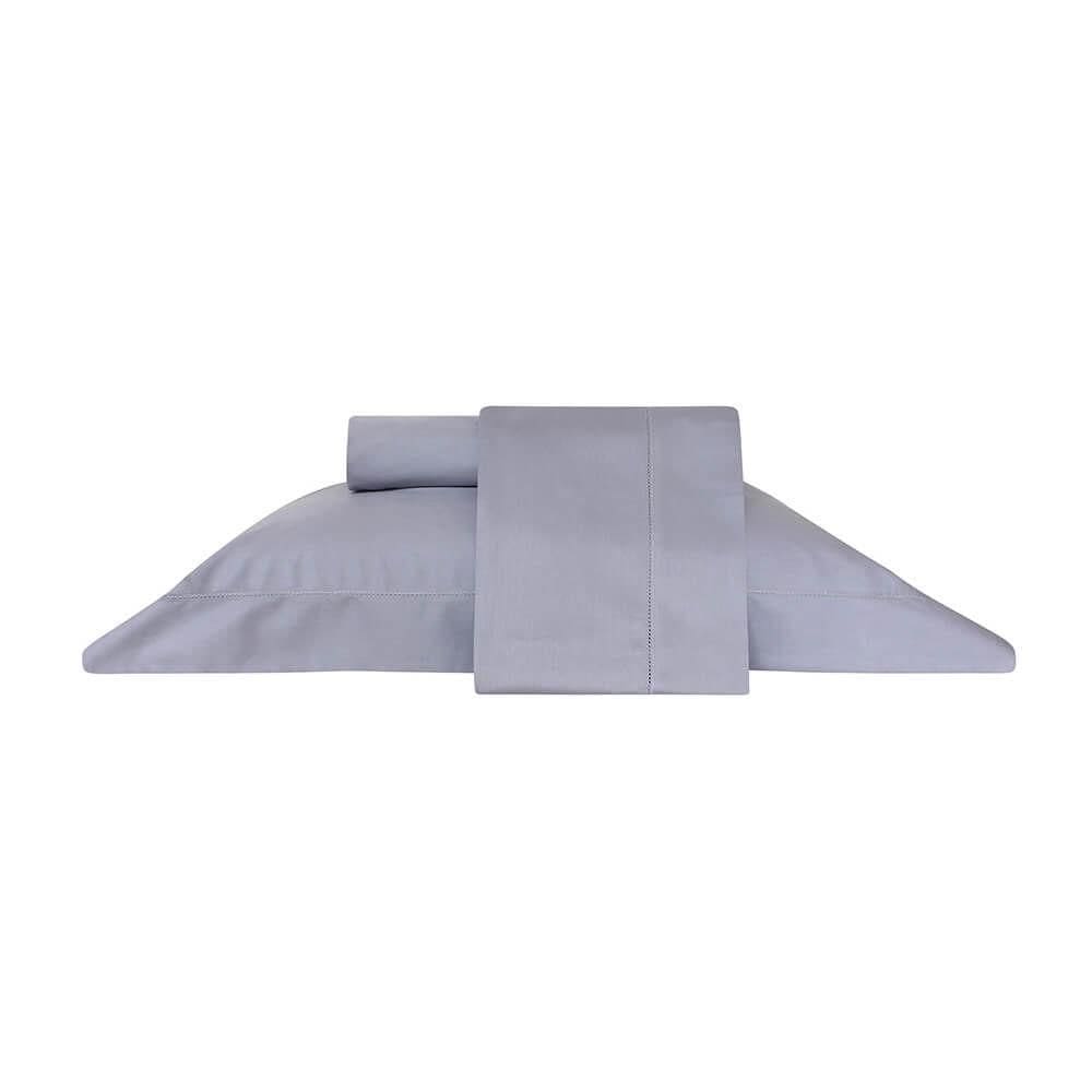 Jogo De Cama King 250 Fios Florence Andreza Cinza