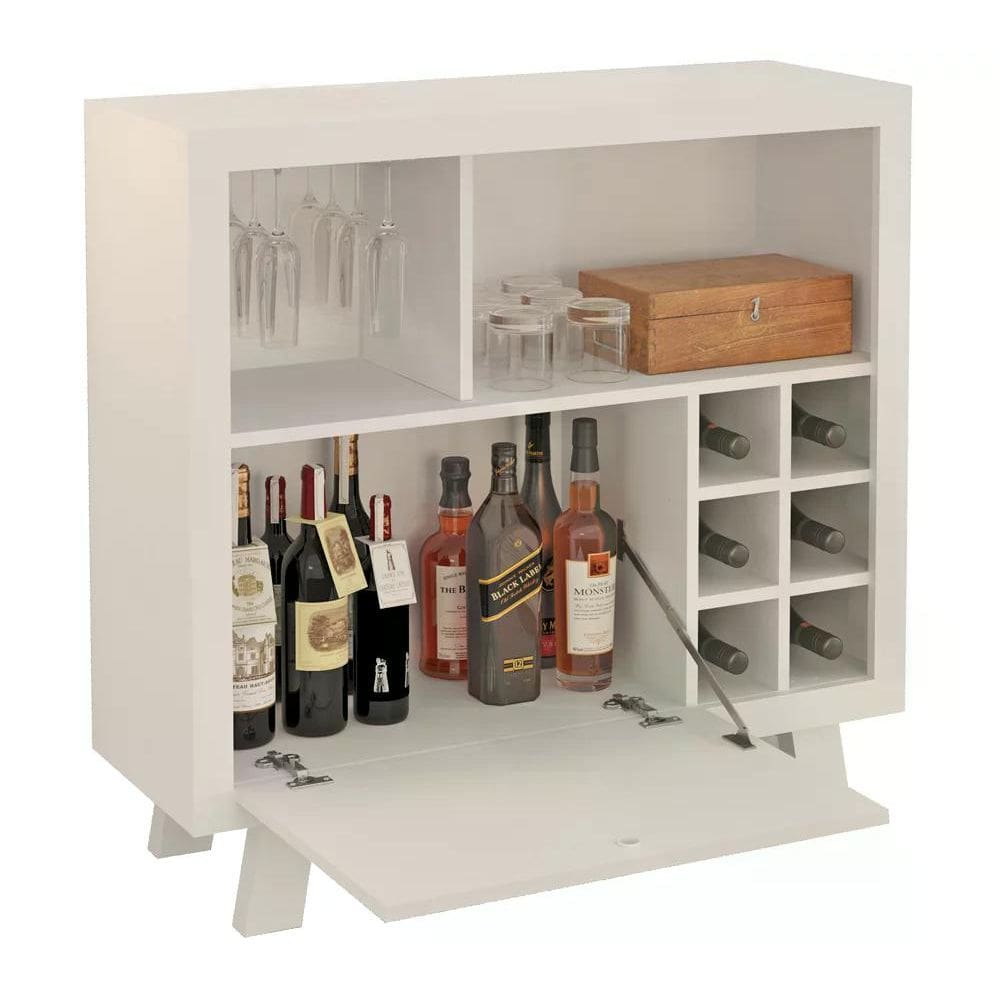 Adega Bar Com Suporte Para Taças AD5002 Tecno Mobili