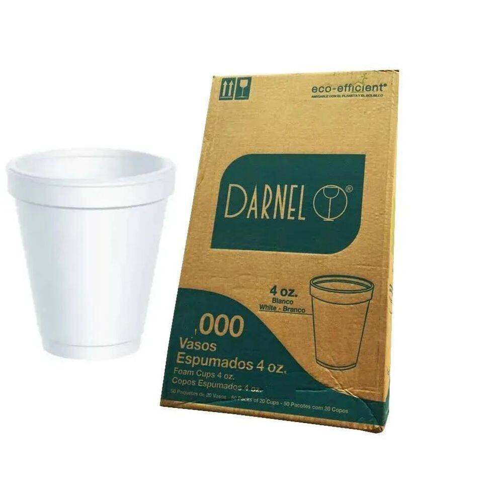 Copo De Isopor Térmico Descartável Branco 300Ml C/1000