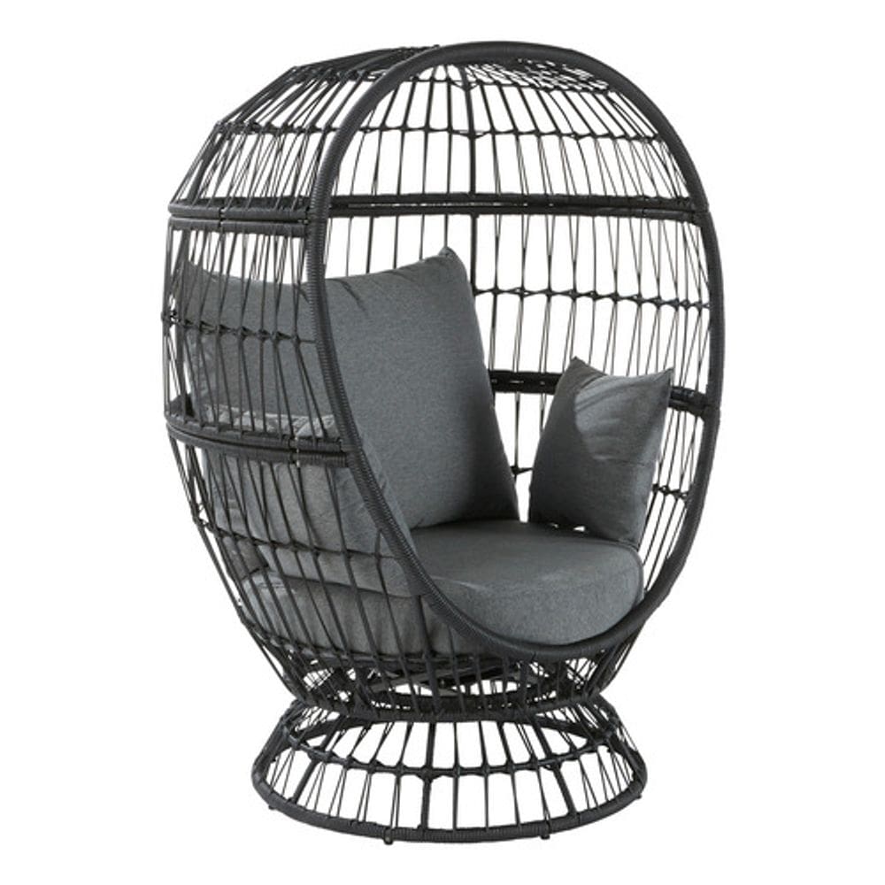 Cadeira De Jardim Almofadada Em Aco 113x147cm Chaise Ninho