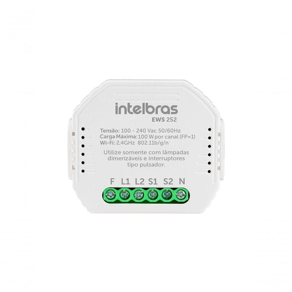 Interruptor Controlador Dimmer Smart Wi-fi Ews 252 4850032