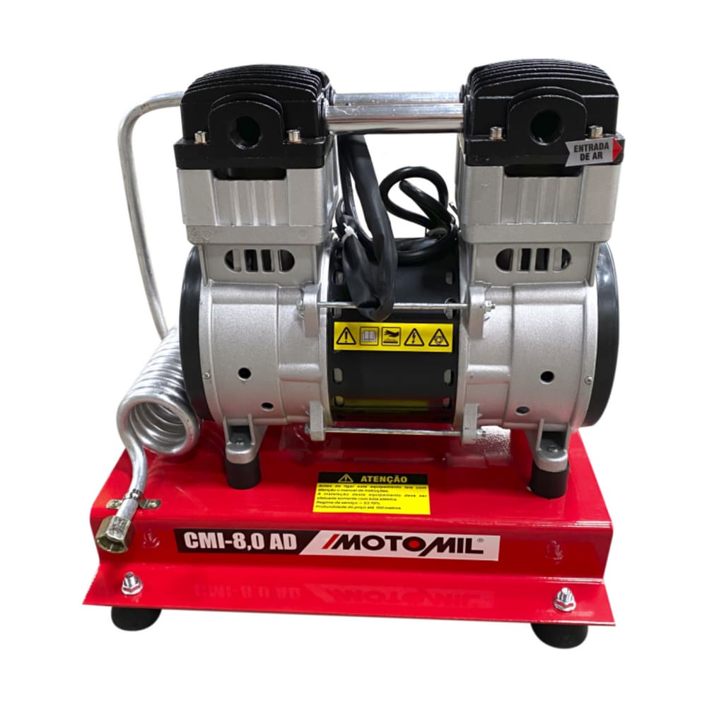 Compressor De Ar Elétrico Cmi-8Ad 1350W 220V Preto/Vermelho