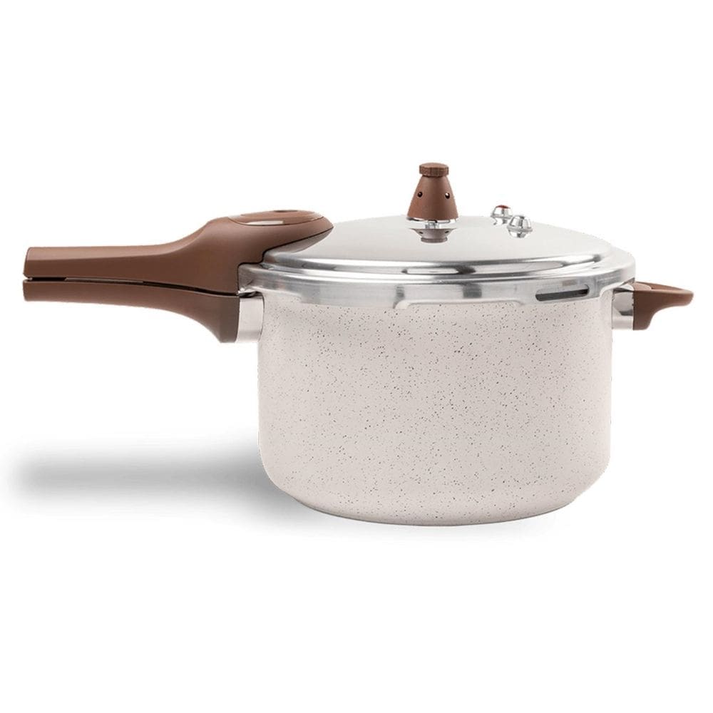 Panela de Pressão Pressure Brinox 6,8 Litros com Fundo de Indução Vanilla