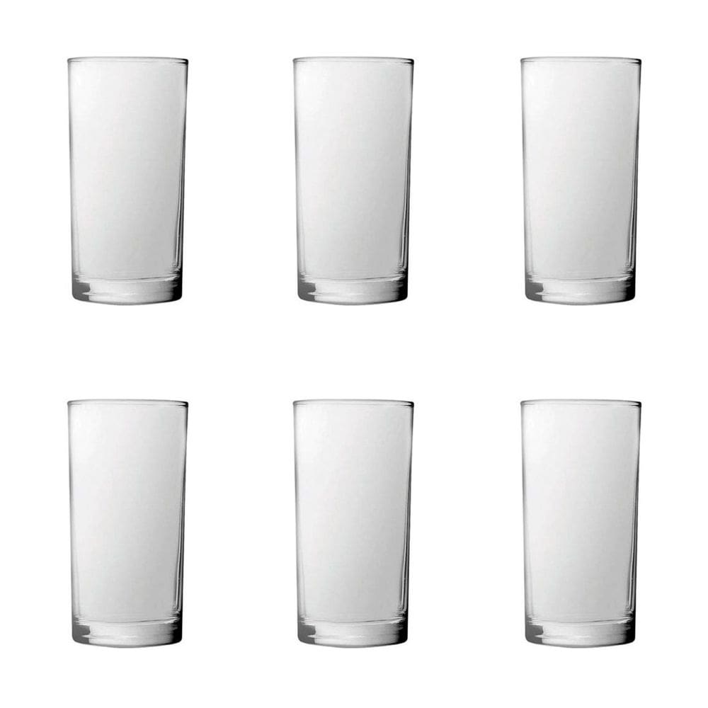Jogo de Copo Long Drink Cylinder Nadir 300 ml com 6 Peças