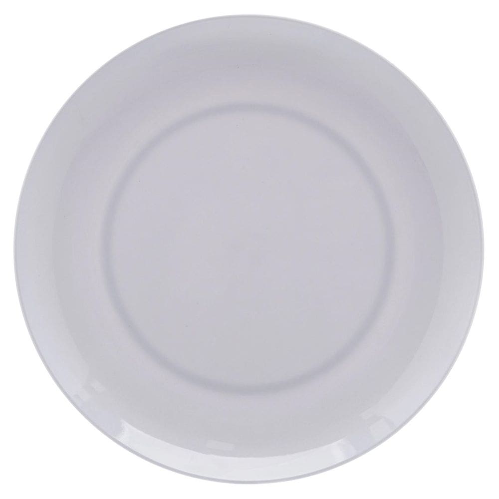 Prato Raso Melamina Lyor 25,5 cm Branco