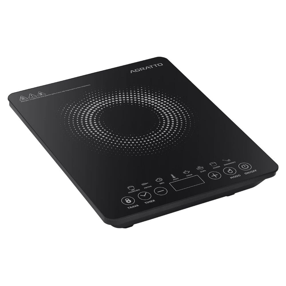 Cooktop por Indução Portátil Agratto 1 Boca 220v