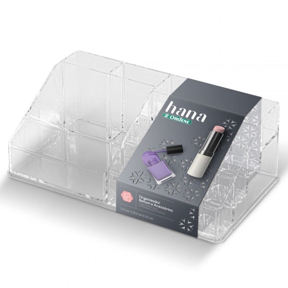 Organizador para Acessórios Hana 22x12,5 cm com Divisória Ordene