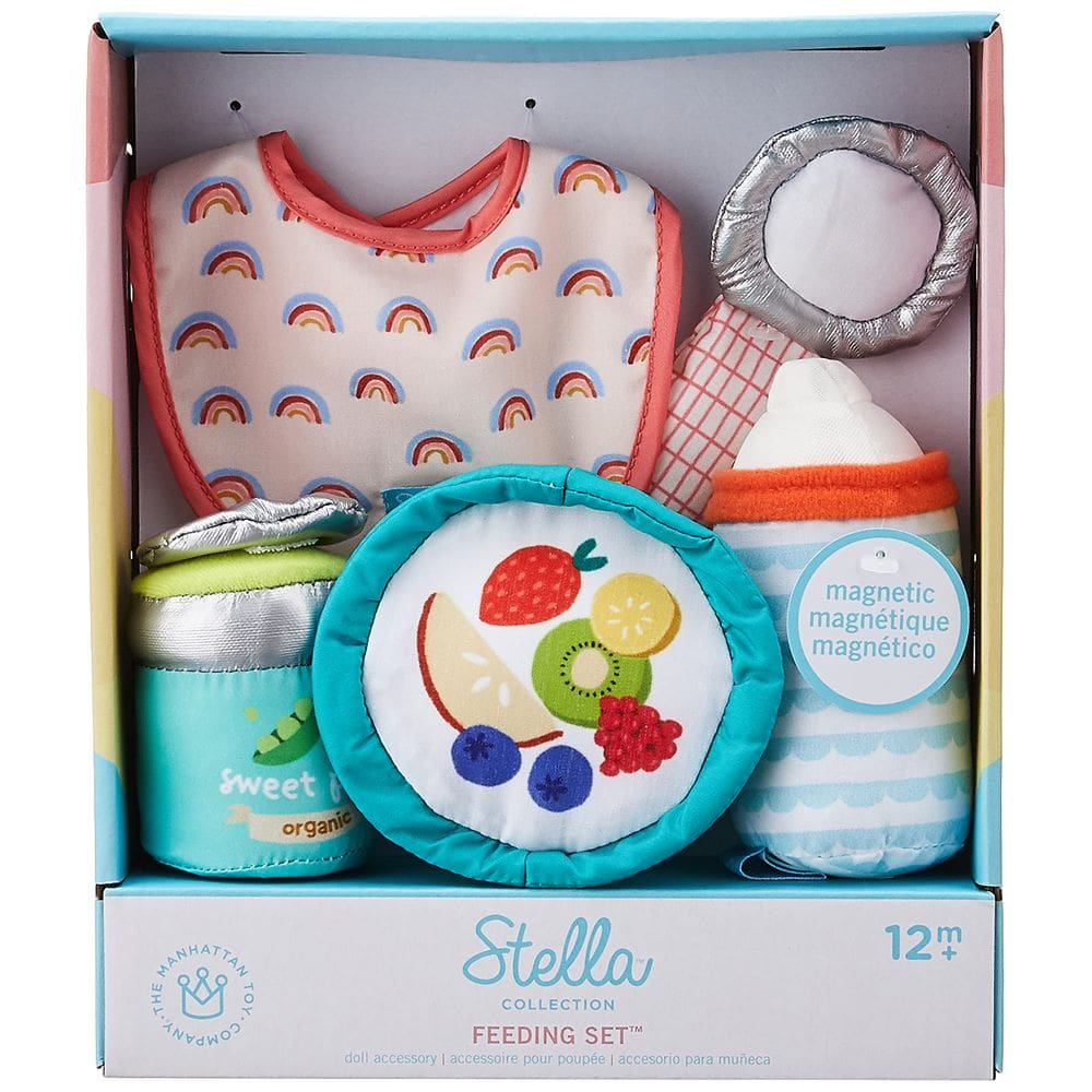 Conjunto de alimentação Manhattan Toy Stella Collection para bonecas de 30 cm