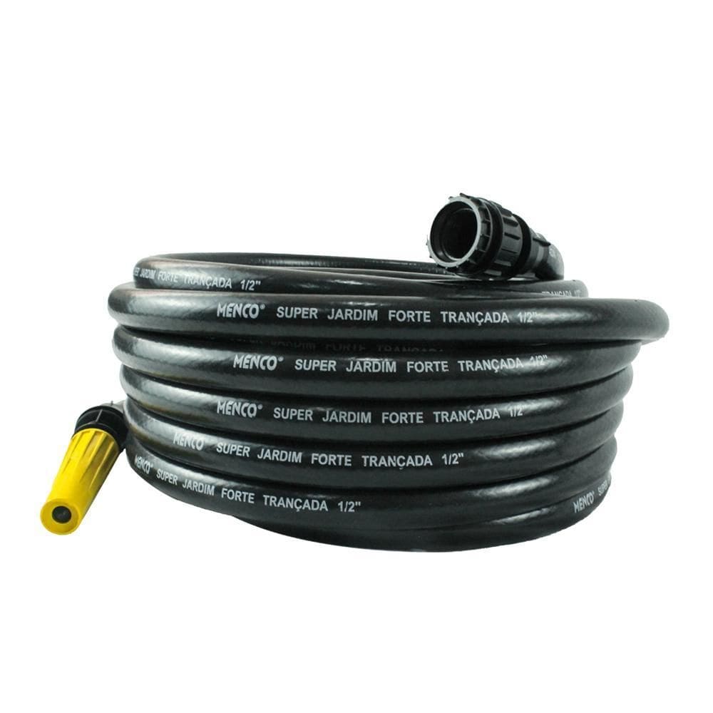 Mangueira Jardinagem Anti Torção Premium Preta 1/2 - 25m