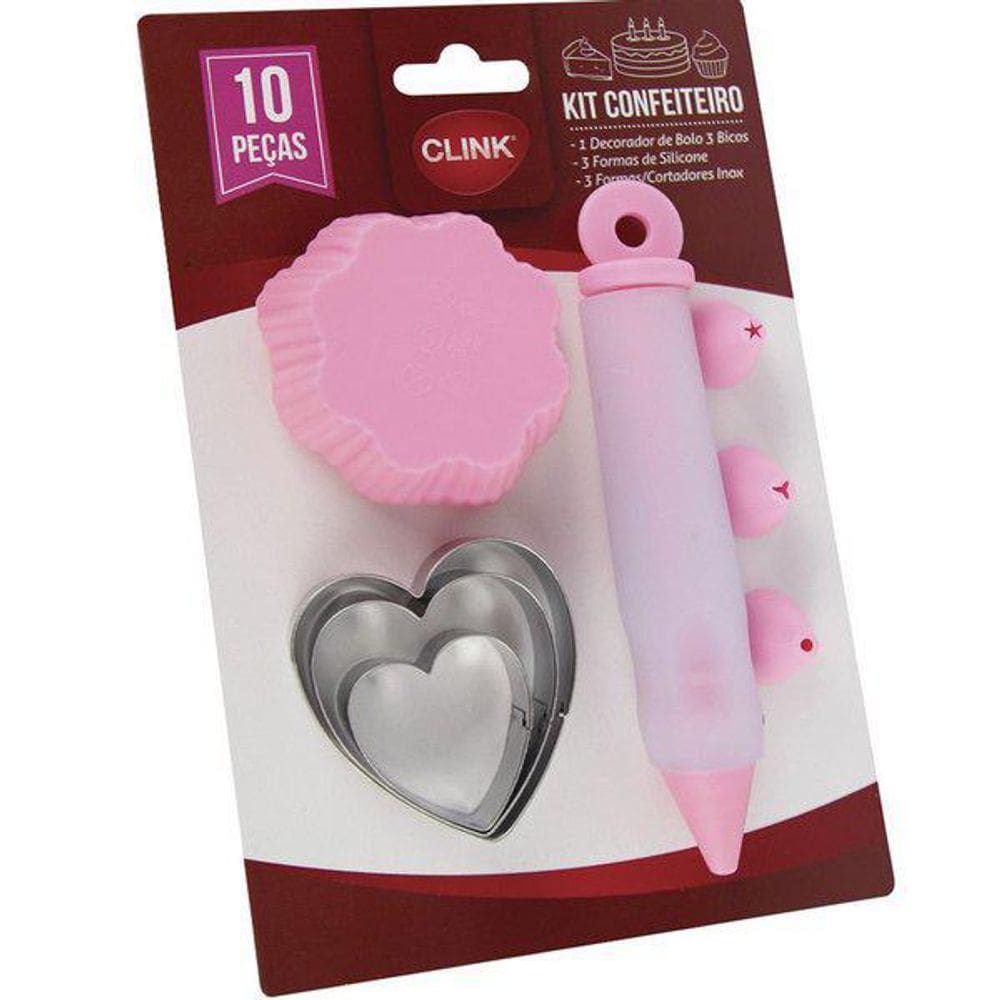Kit Confeiteiro 10 Peças Clink