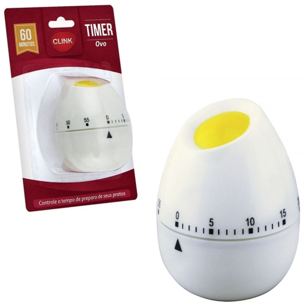 Timer De Alimentos Em Forma De Ovo Clink