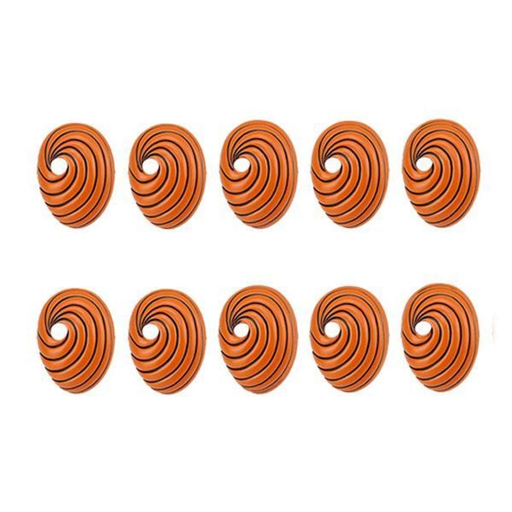 Kit 10 Máscara Anime Naruto Tobi Obito Uchiha Akatsuki