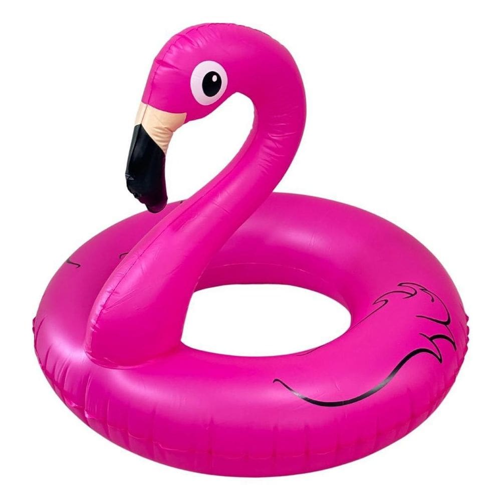 Boia Inflável Redonda Luxo Grande Falmingo 90Cm Iwbif90