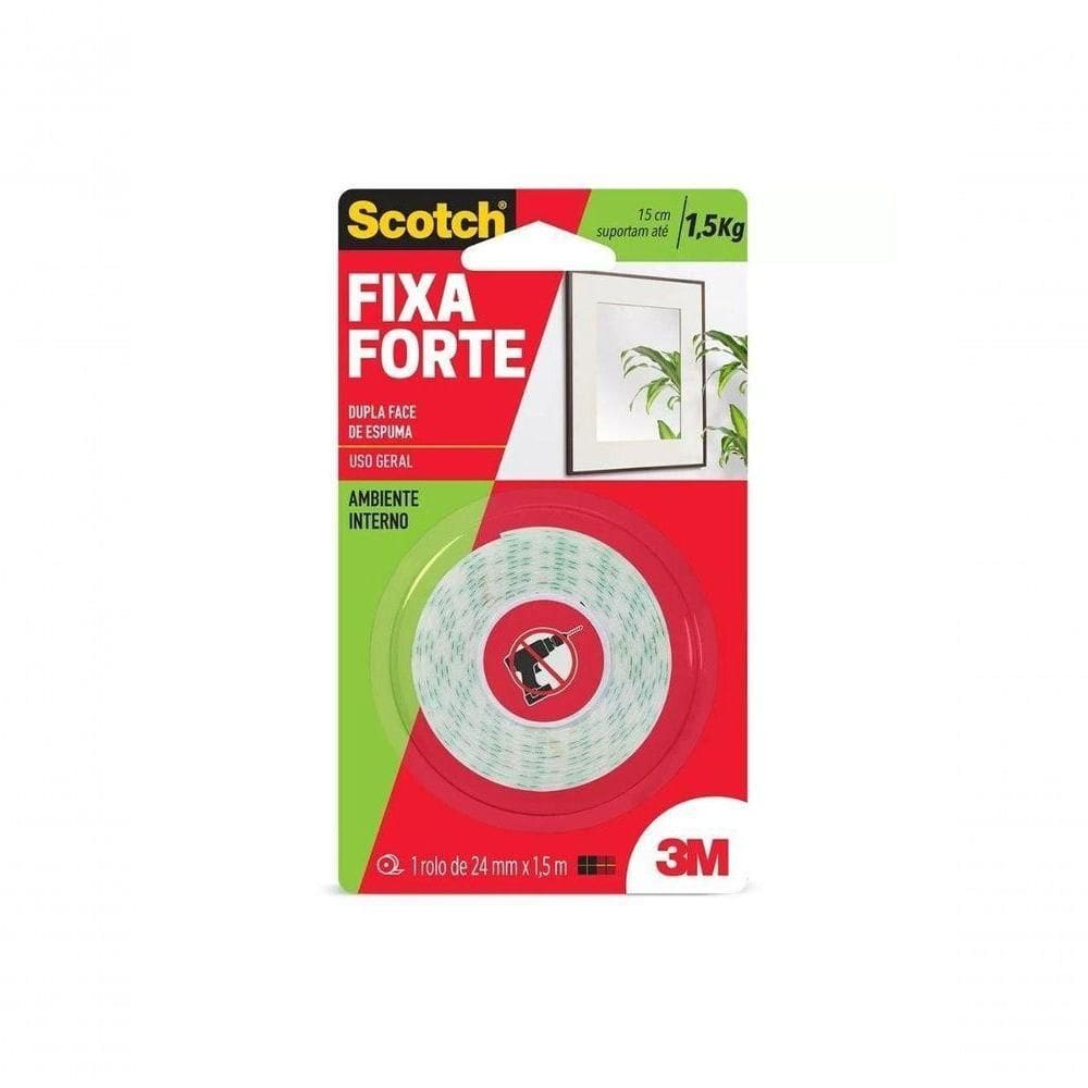 Fixa Forte 3m Espuma 24mm X 1,5m 76686