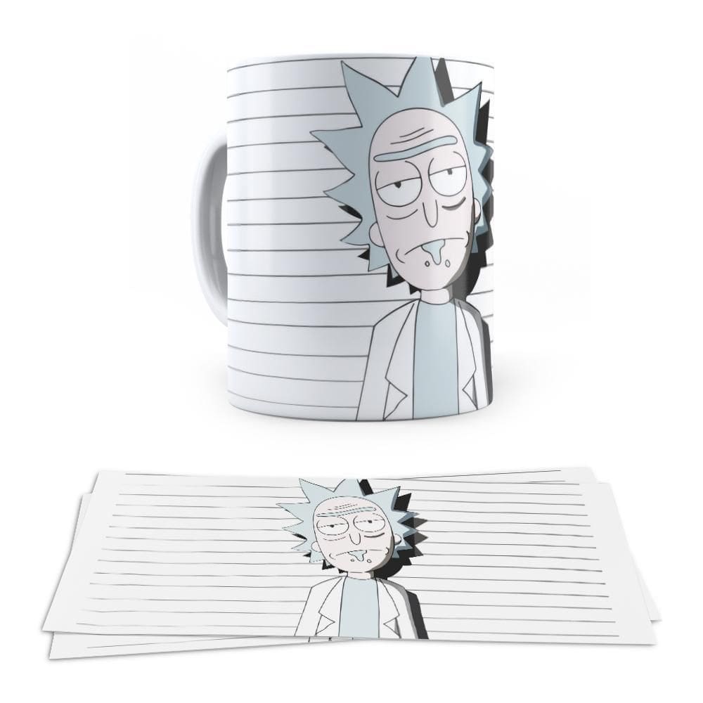 Caneca Porcelana Rick And Morty