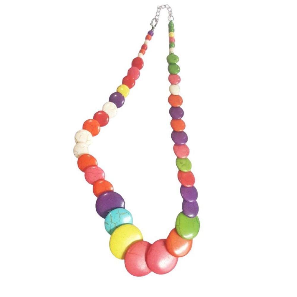 Colar Pedra Natural Howlita