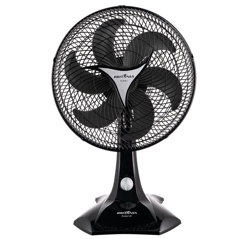 Ventilador Britânia 2 Em 1 Turbo 55W Protect 30 Six 110V