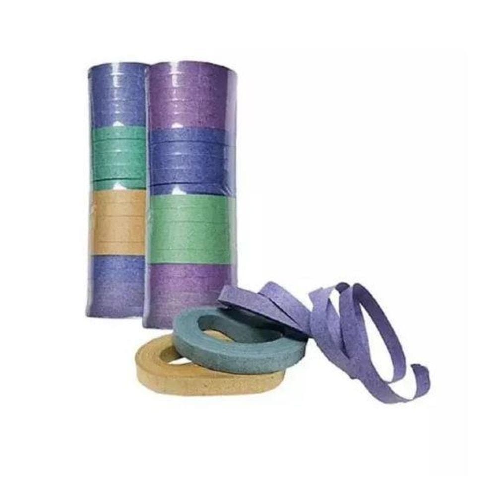 Kit 5 Pacotes Serpentina Carnaval Bloco Festa Papel Colorido