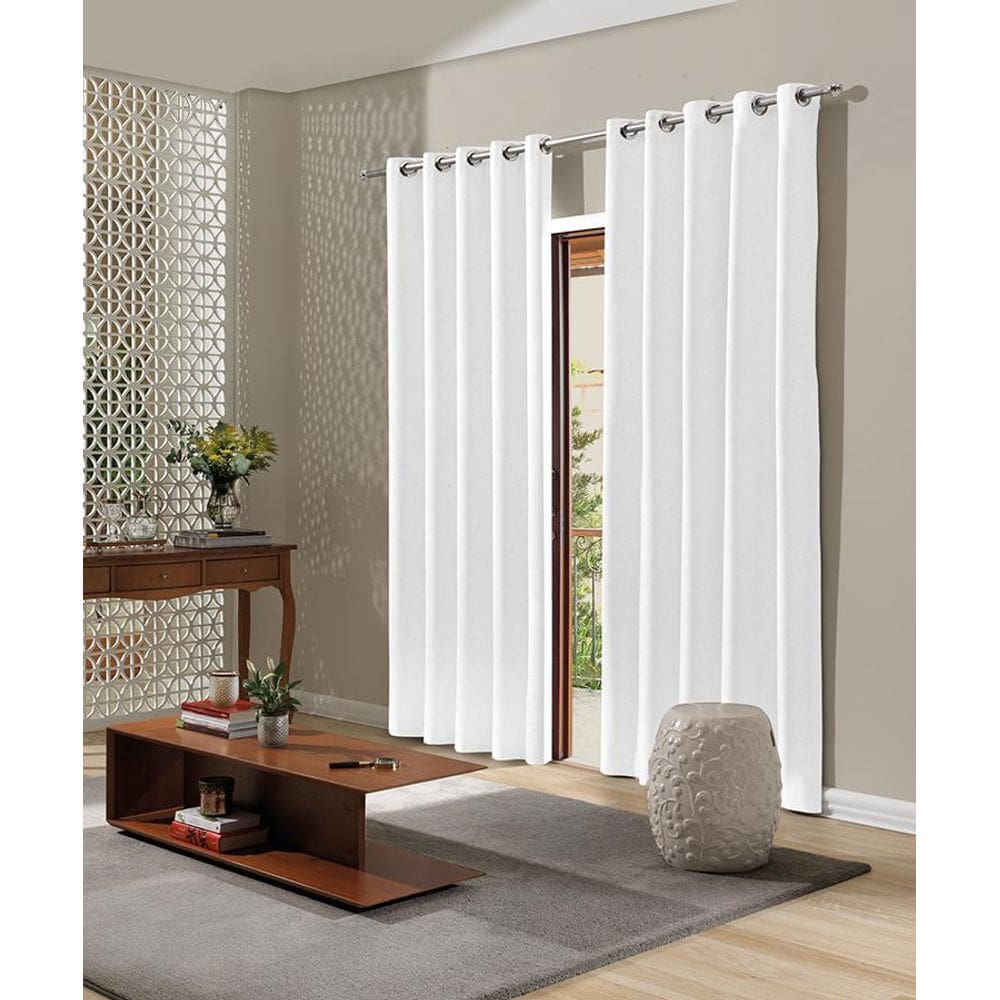 Cortina Am-3524 Liso Com Black-Out Mod.: Villa