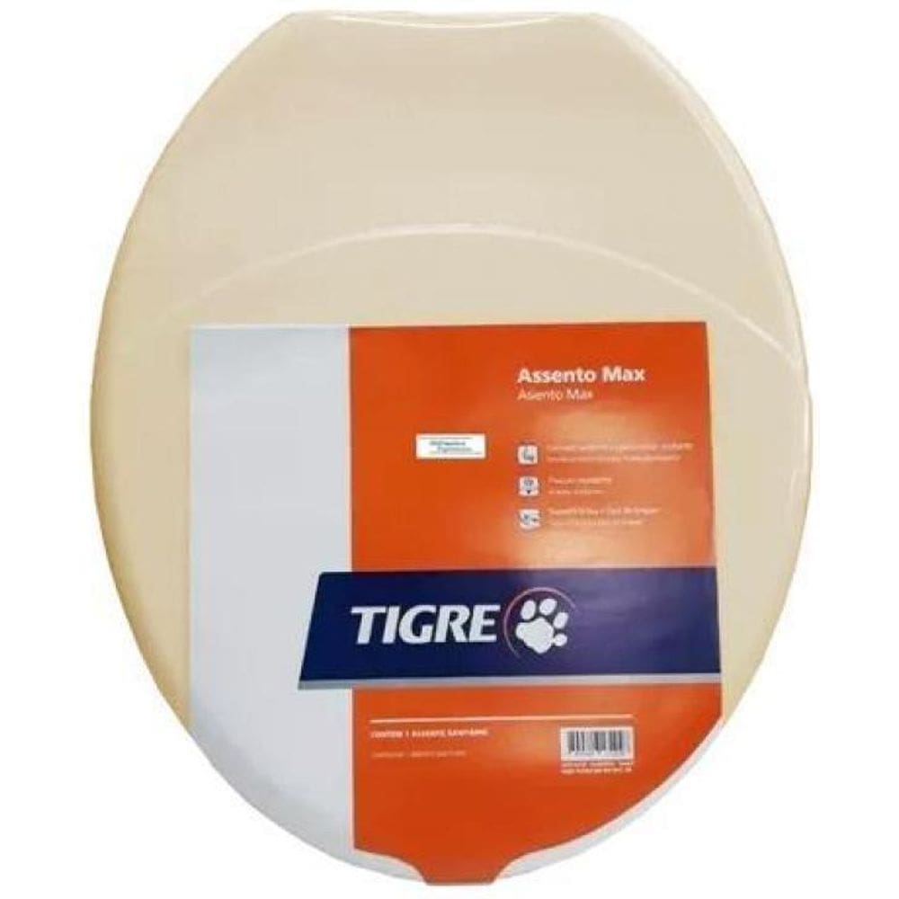 Tampa De Vaso Oval Univ Bege Tigre Max Para Todas As Marcas