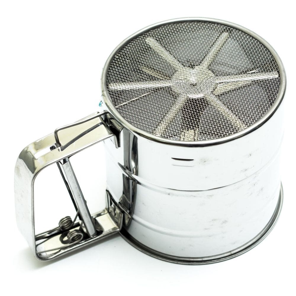 Peneira Polvilhador De Farinha Manual De Inox Dasshaus