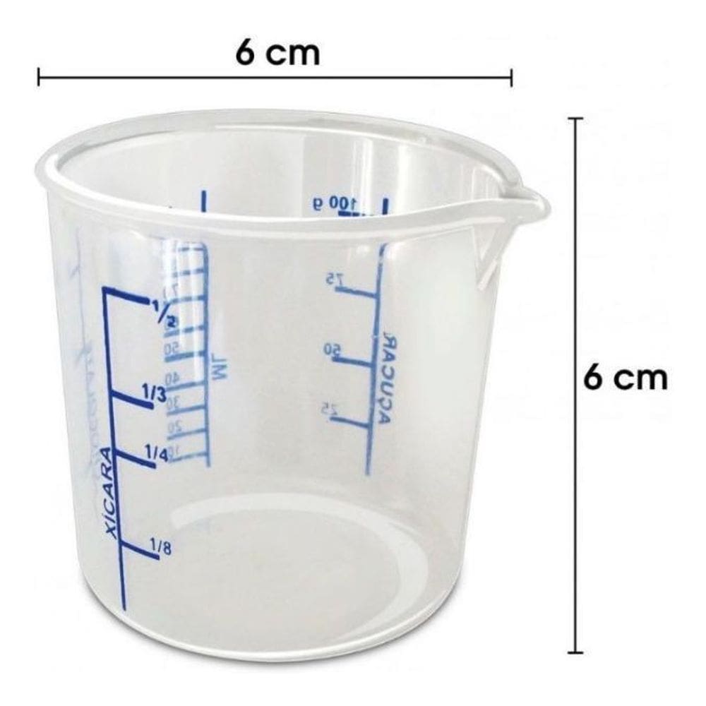 Copinho Culinária Medidor 100Ml Injetemp