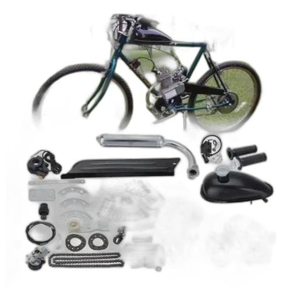Kit Completo Motor Bicicleta Motorizada 100cc Resistente