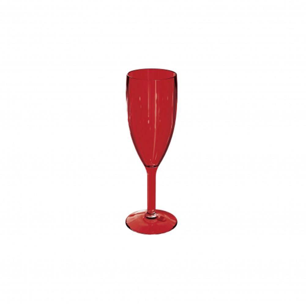 Taça Gold 300Ml Vermelha - Uz Utilidades