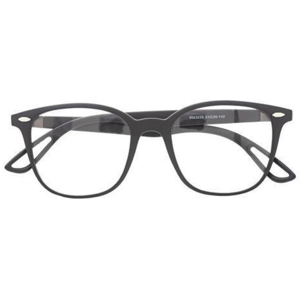 Armação Óculos Quadrada Grau Masculino Ronni Preto