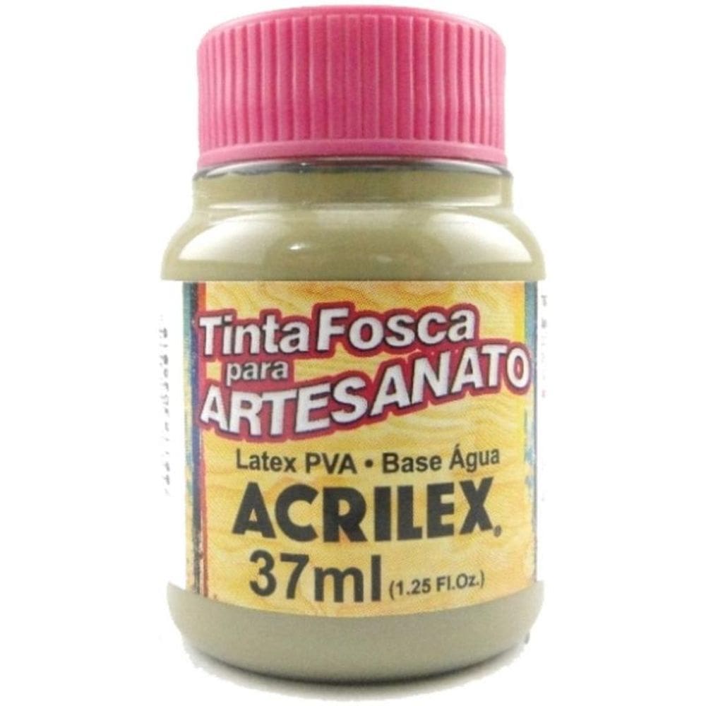 Tinta Acrilex Fosca Para Artes. 37 Ml Un 819 Concreto
