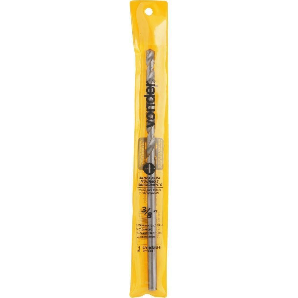 Broca Mourão E Fibrocimento 1-2x12” Aço Carbono - Vonder