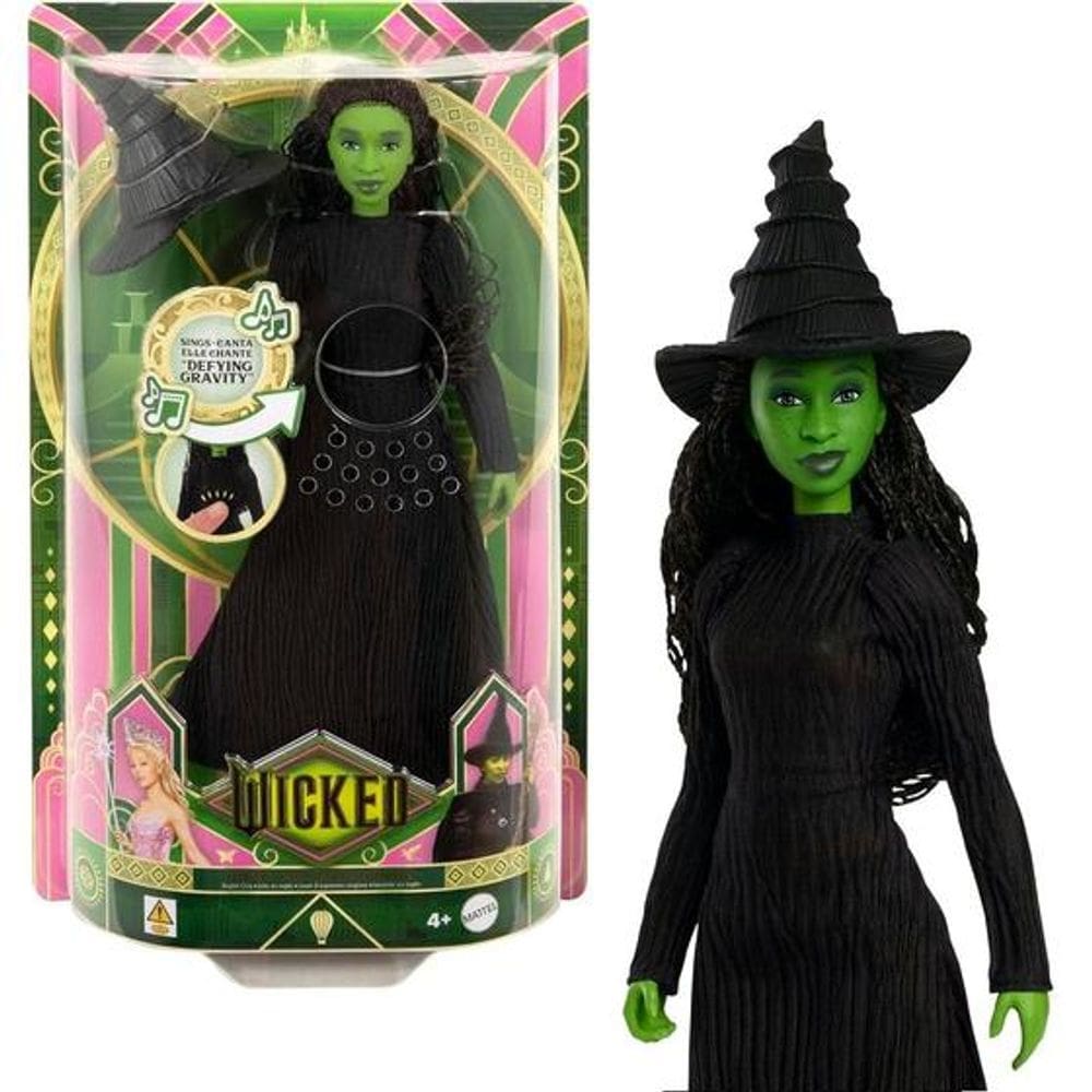 Wicked Boneca Elphaba Com Canções - HYM40 - Mattel