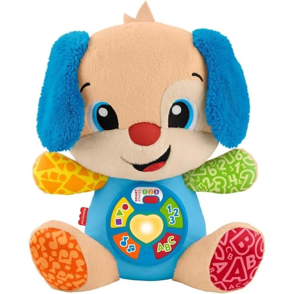 Fisher-Price Aprender e Brincar Brinquedo para Bebês Cachorrinho Aprende Comigo para crianças MATTEL JFD19