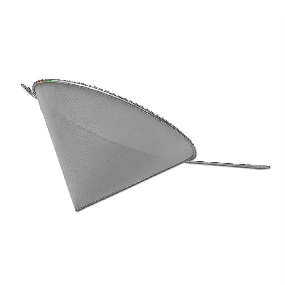 Coador E Funil Com Cabo Óleo Inox 21X30Cm Cônico Cone Útil