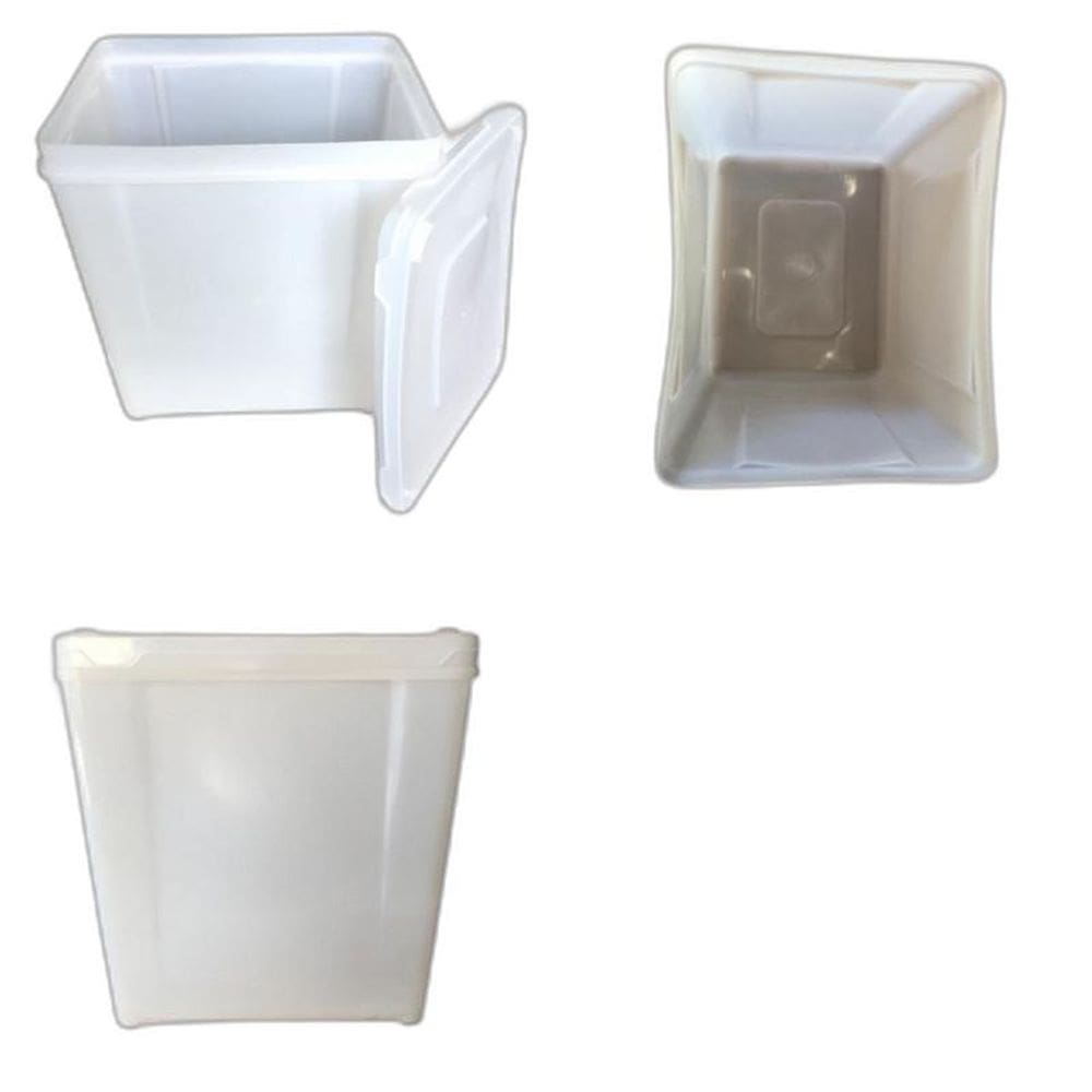 Potes De Plastico Para Restaurante - Kit 05 Peças